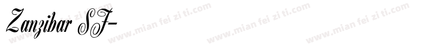 Zanzibar SF字体转换